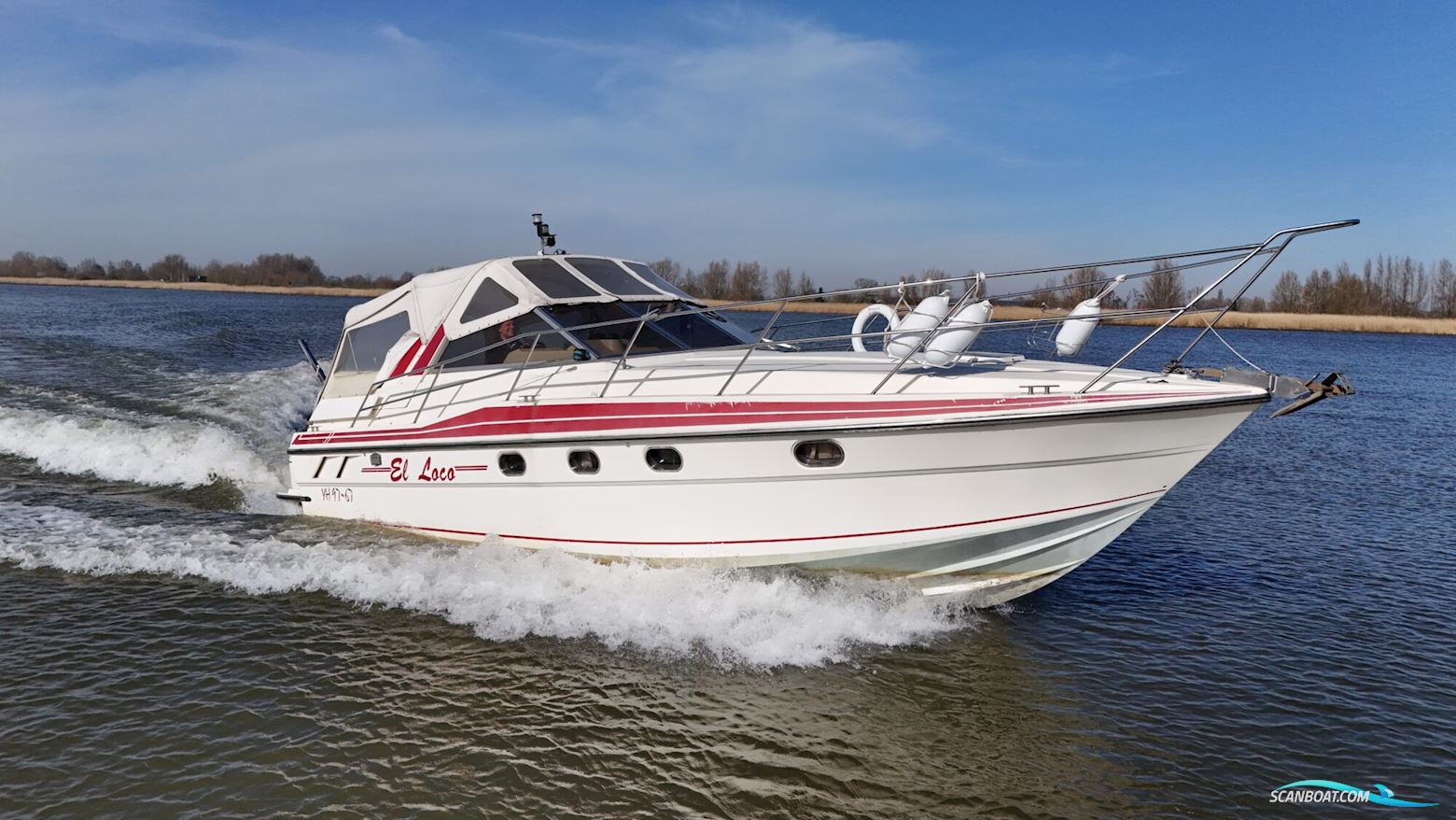 Fairline Targa 33 Motorboat 1988, with Volvo engine, The Netherlands