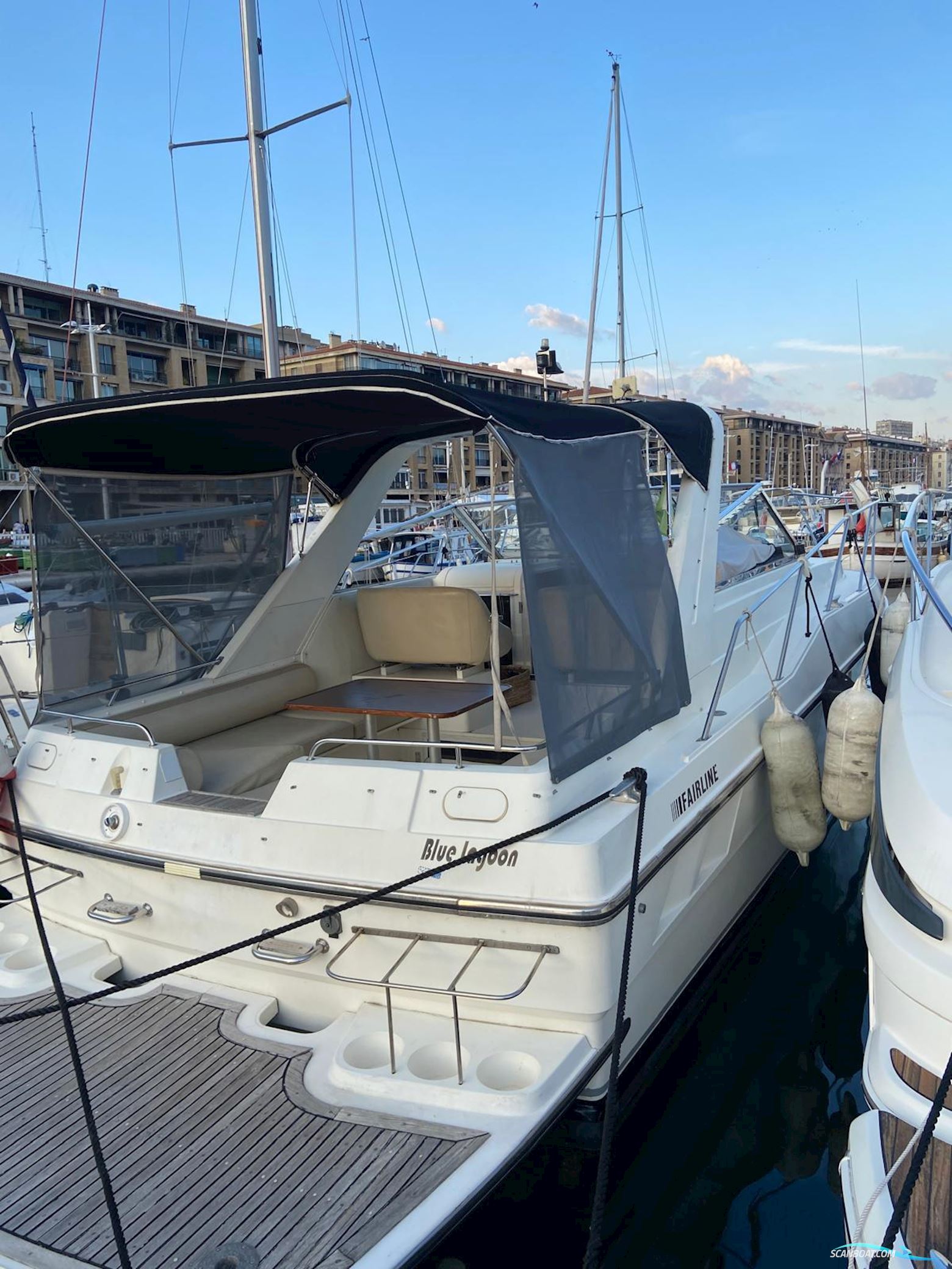 Fairline Targa 33 Motorboat 1990, with VOLVO PENTA engine, France