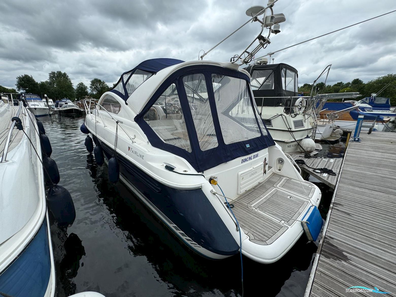 Fairline Targa 34 Motorboat 2003, with Volvo Penta engine, United Kingdom