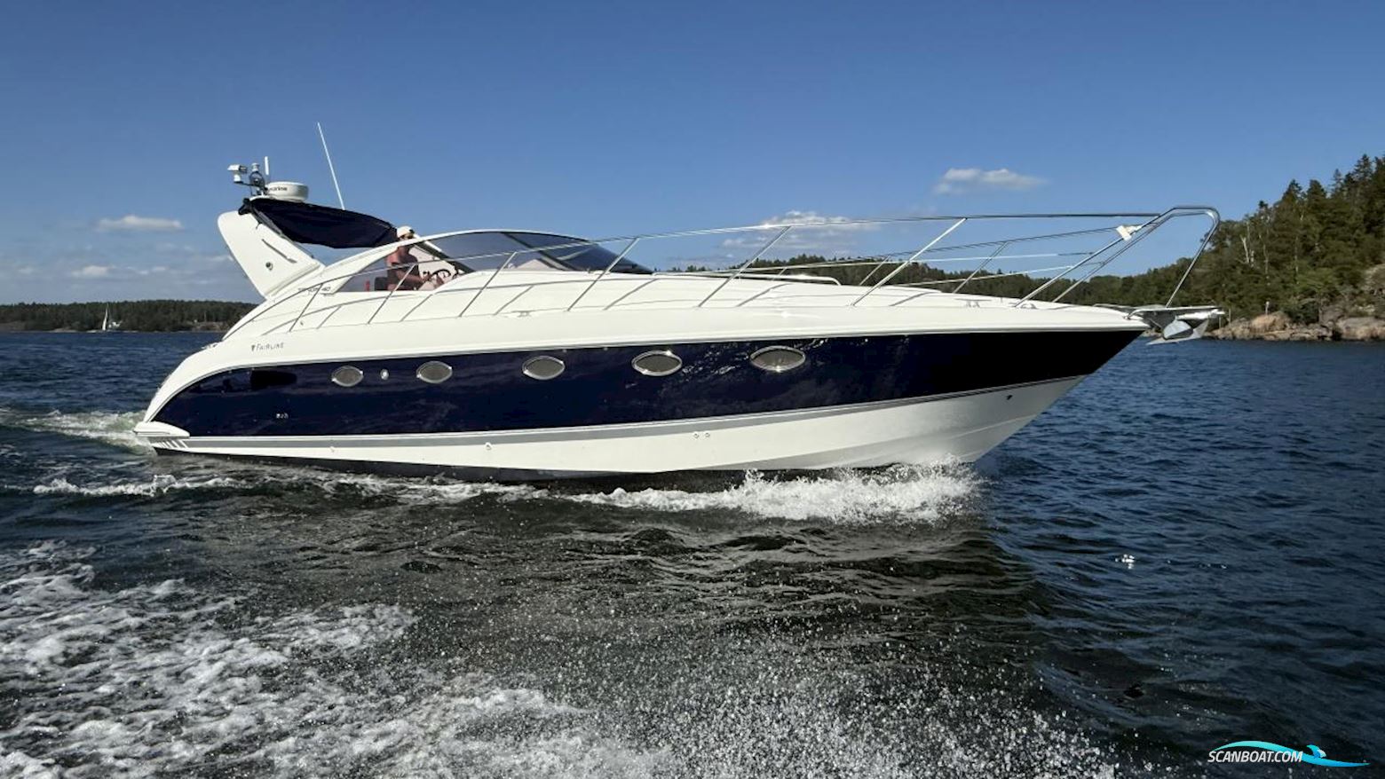 Fairline TARGA 40 Motorboat 2007, with 2x Volvo Penta D6 310 Ca,1100h engine, Sweden