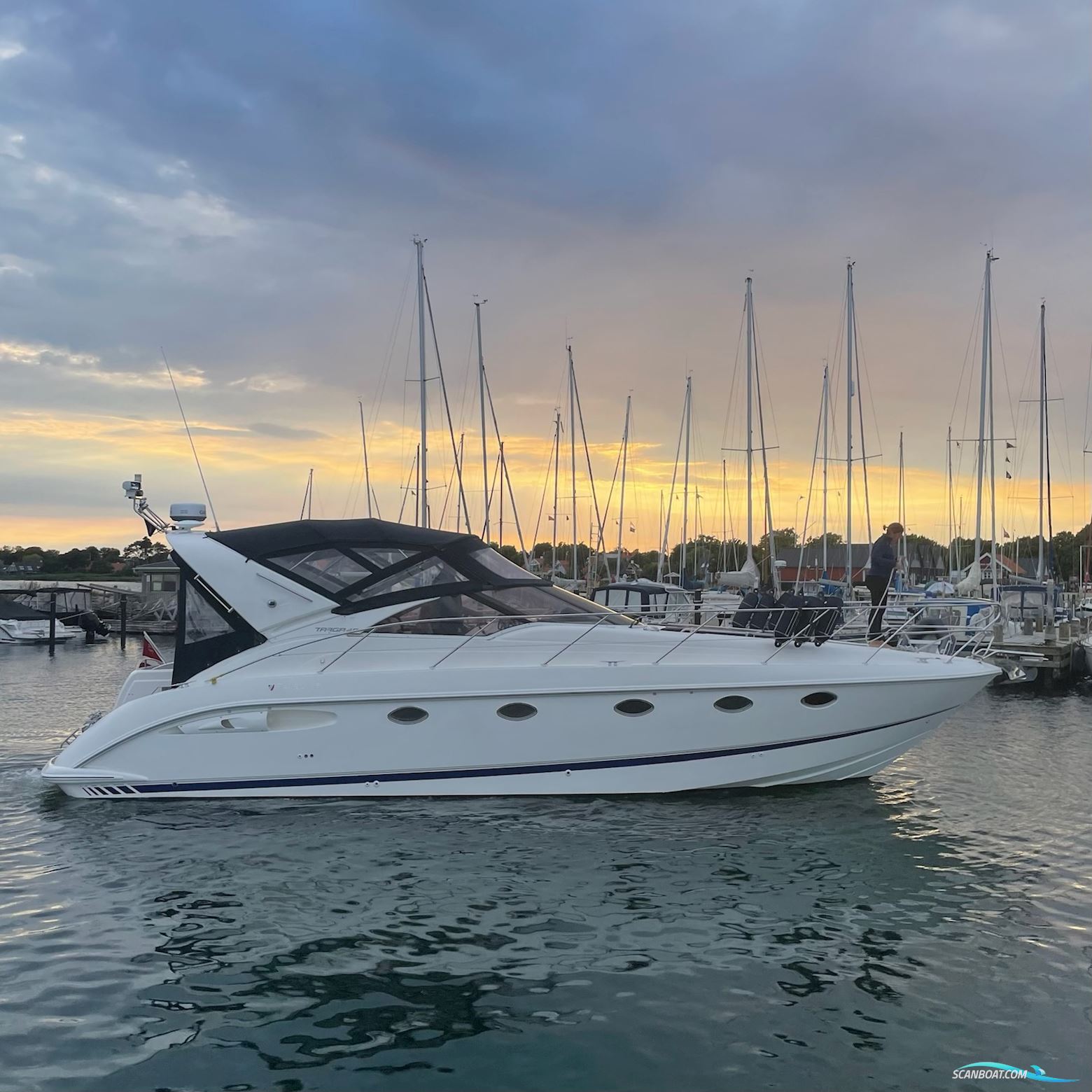 Fairline Targa 40 Motorboat 2004, with 2 x Volvo Penta D6 engine, Denmark