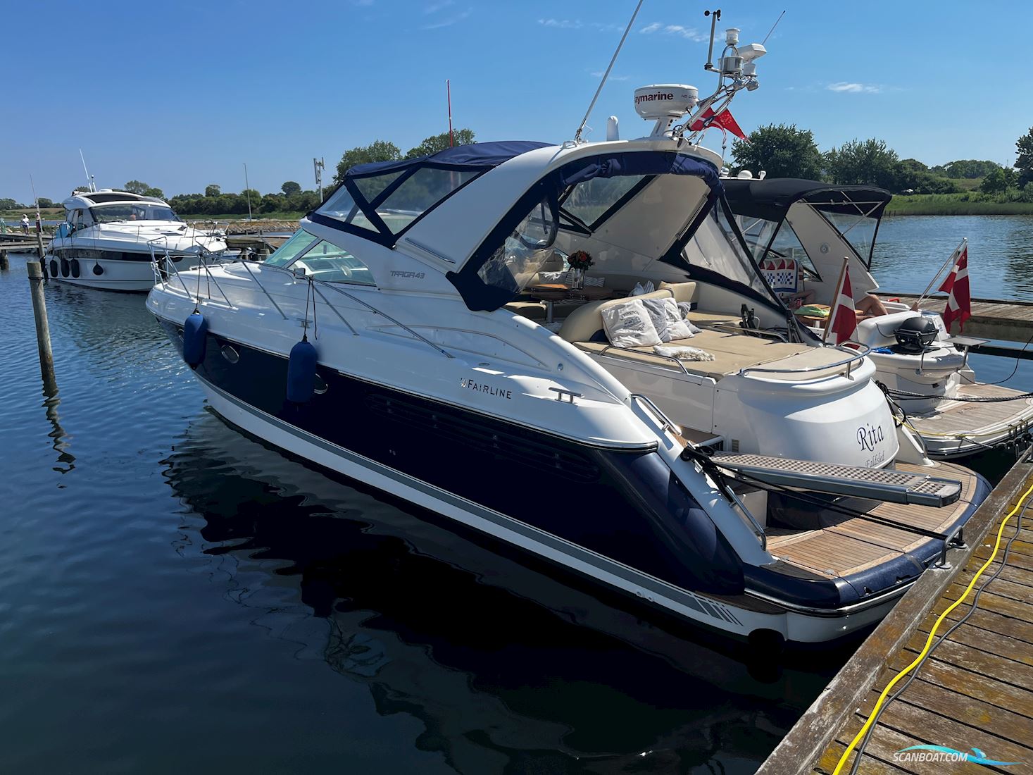 Fairline Targa 43 Motorboat 2000, with Volvo Penta Tamd engine, Denmark