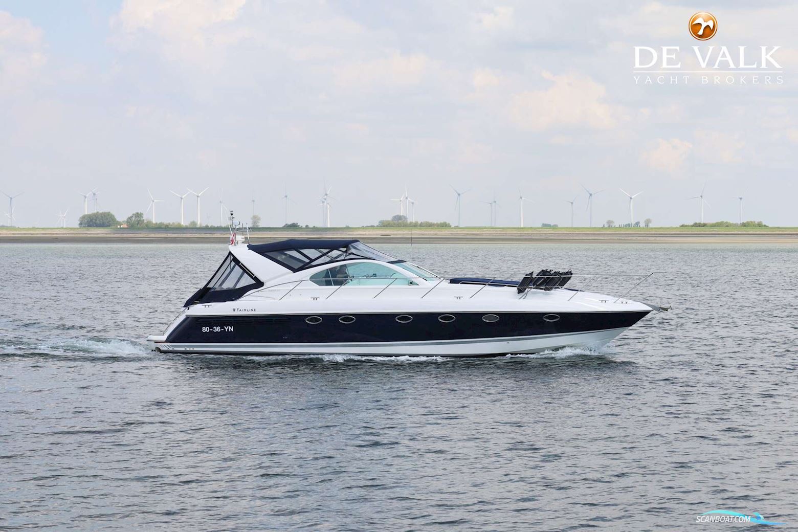 Fairline Targa 48 Motorboat 1996, with Caterpillar engine, The Netherlands