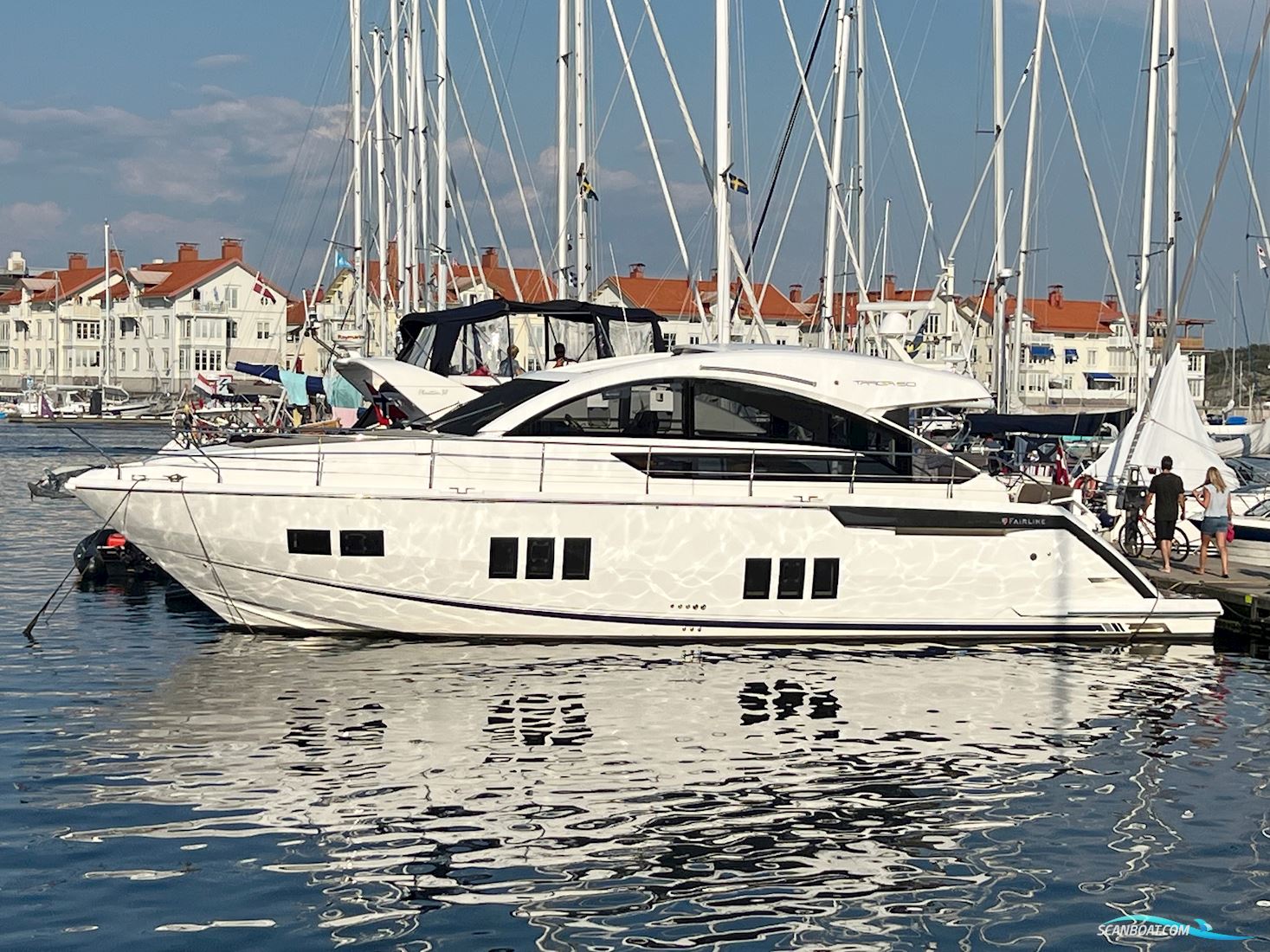 Fairline Targa 50 GT Motorboat 2012, with 2 x Volvo Penta D11-670 engine, Sweden