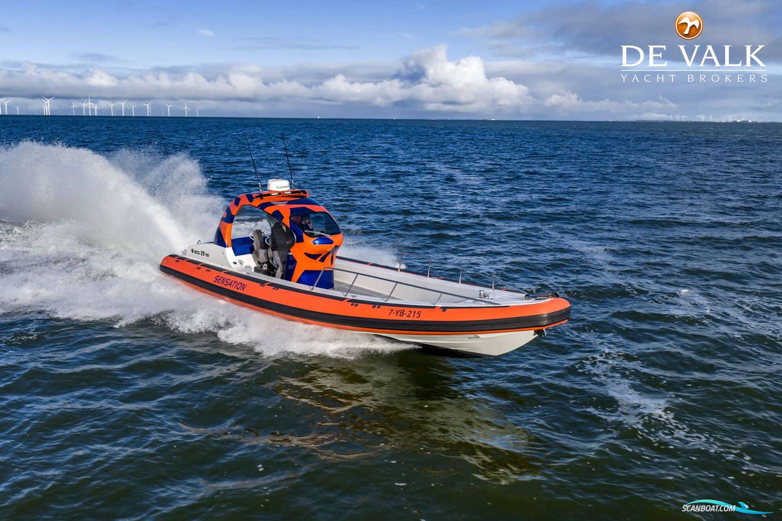 FB Design Buzzi 39 Rib SF Motorboat 2009, with Iveco engine, The Netherlands