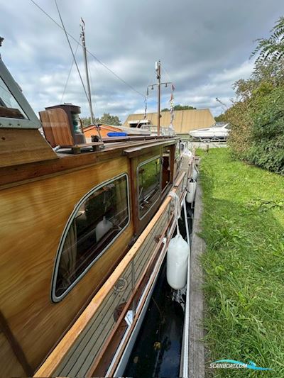 Feadship Royal Van Lent & Akerboom Motorboat 1936, with Daf engine, The Netherlands
