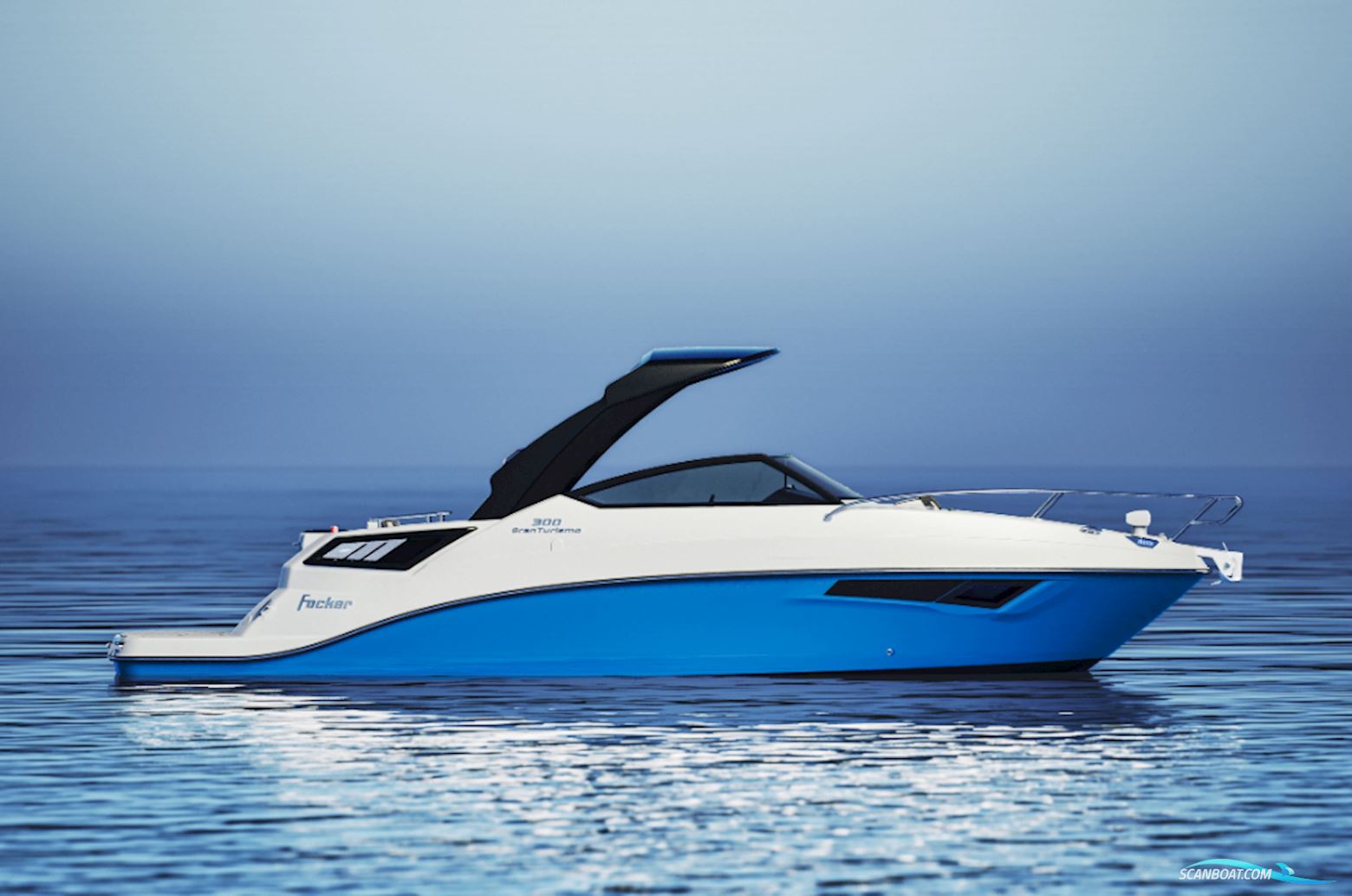 FIBRAFORT 300 Geheel nieuw model 2026, ontwikkeld in samenwerking met PORSCHE  Consulting Motorboat 2024, The Netherlands