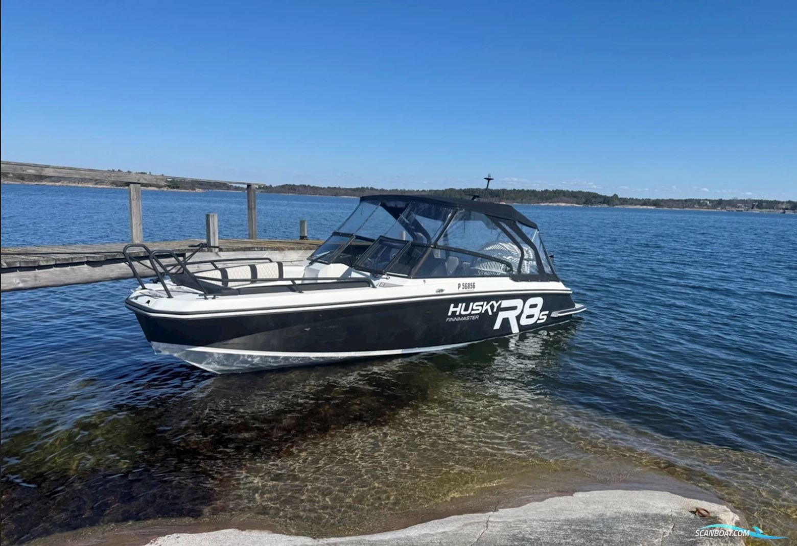 Finnmaster Husky R8S Motorboat 2017, with Yamaha engine, Finland