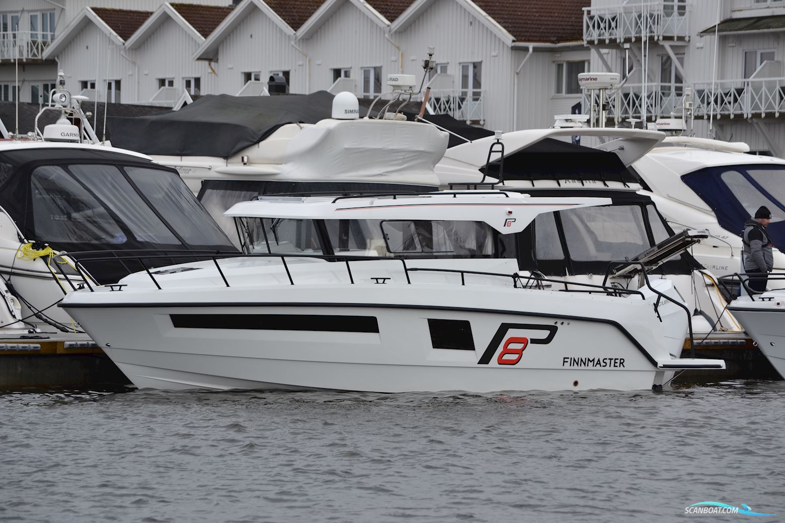 Finnmaster P8 Motorboat 2026, with Mercury V6 engine, Denmark