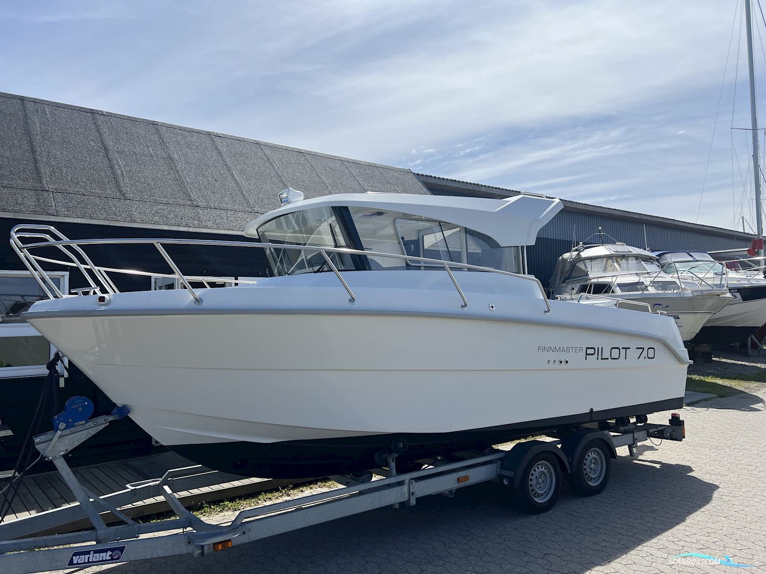 Finnmaster Pilot 7 Motorboat 2013, with Yamaha F150 4-Takt engine, Denmark