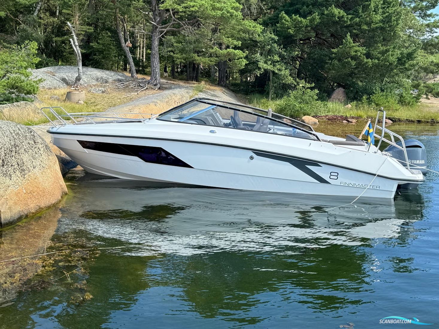 Finnmaster T8 Motorboat 2017, with Mercury 4 stroke engine, Sweden