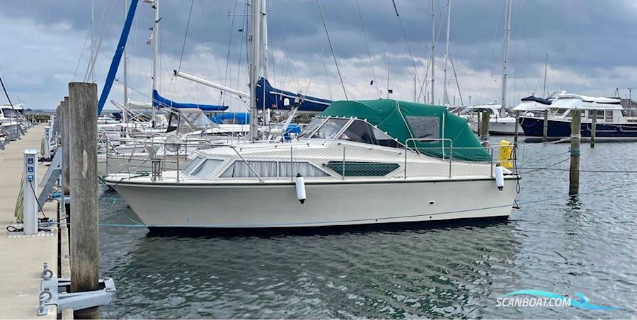 Fjord 27 Cruiser Motorboat 1976, with Volvo Penta MD32 engine, Denmark