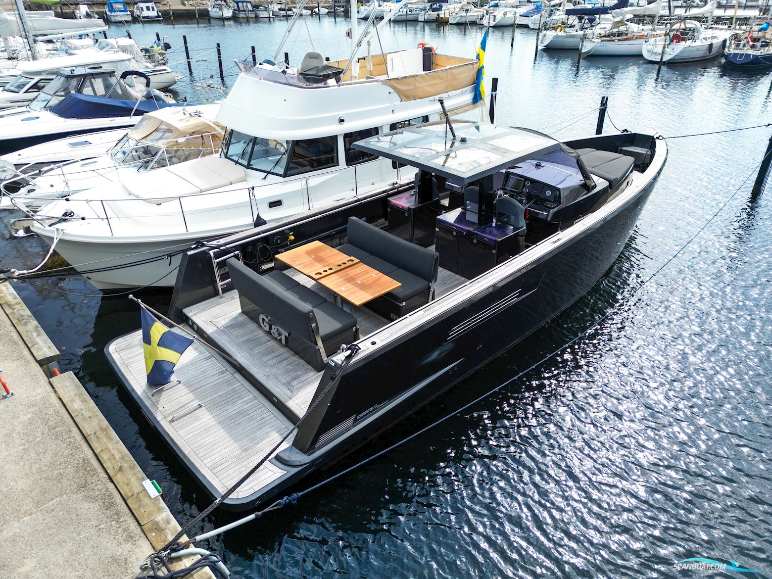 Fjord 40 Open Motorboat 2013, with Volvo Penta engine, Sweden