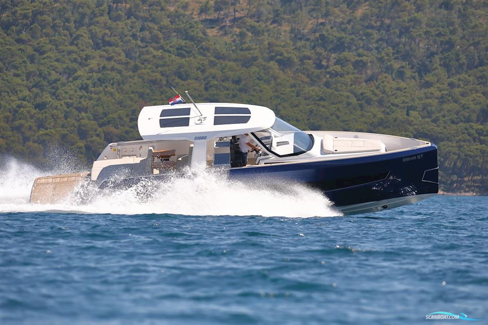 Fjord 41 XL Motorboat 2023, with 2 x Volvo Penta D6 440 engine, Croatia