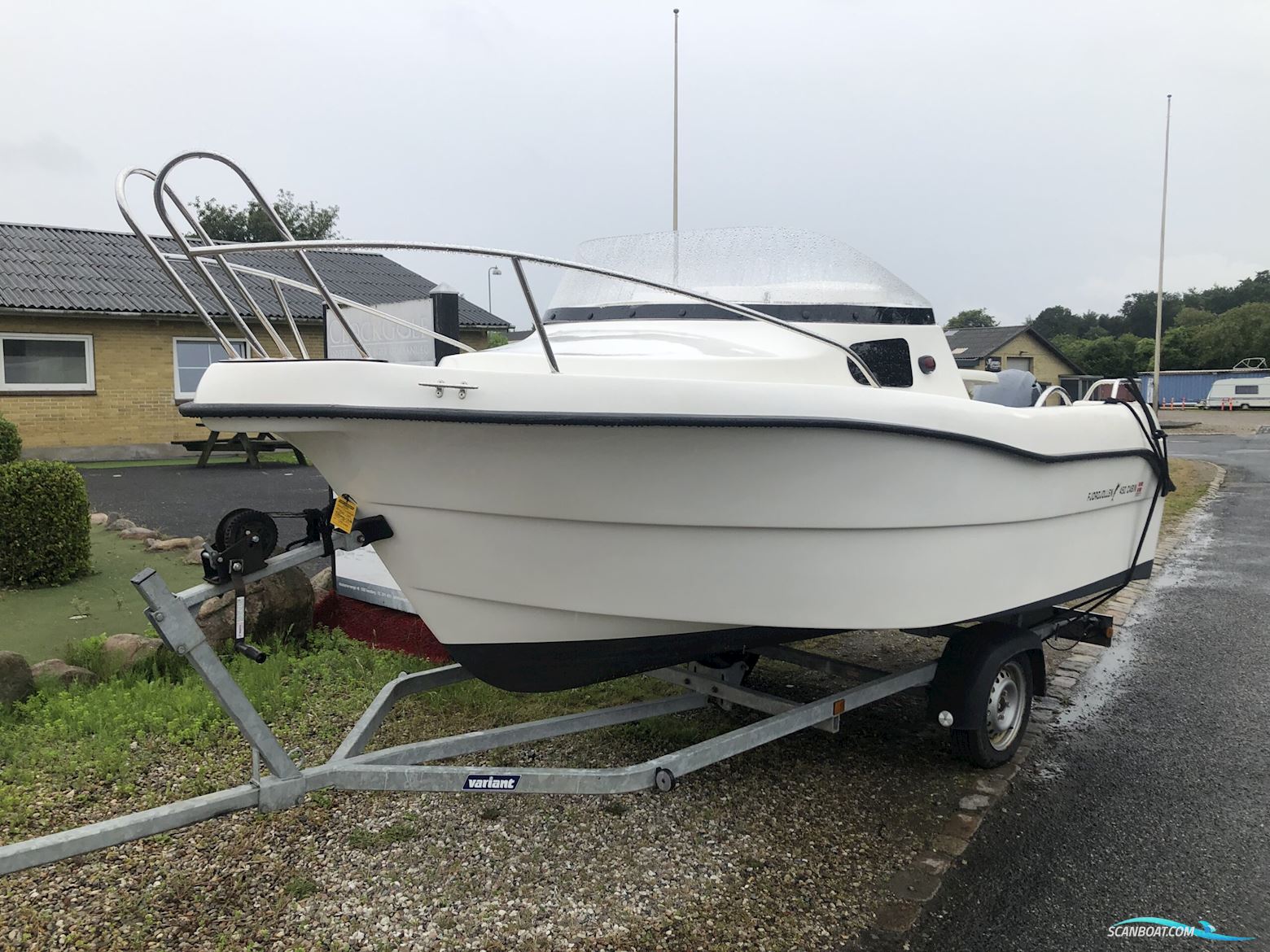 Fjordjollen 450 Cabin Motorboat 2024, with Yamaha F40FETL engine, Denmark