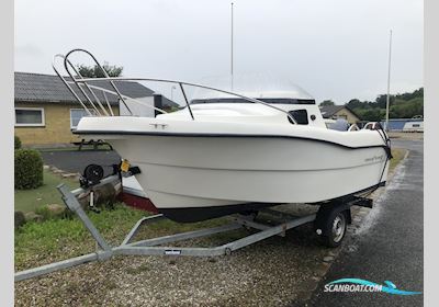 Fjordjollen 450 Cabin Motorboat 2024, with Yamaha F40FETL engine, Denmark