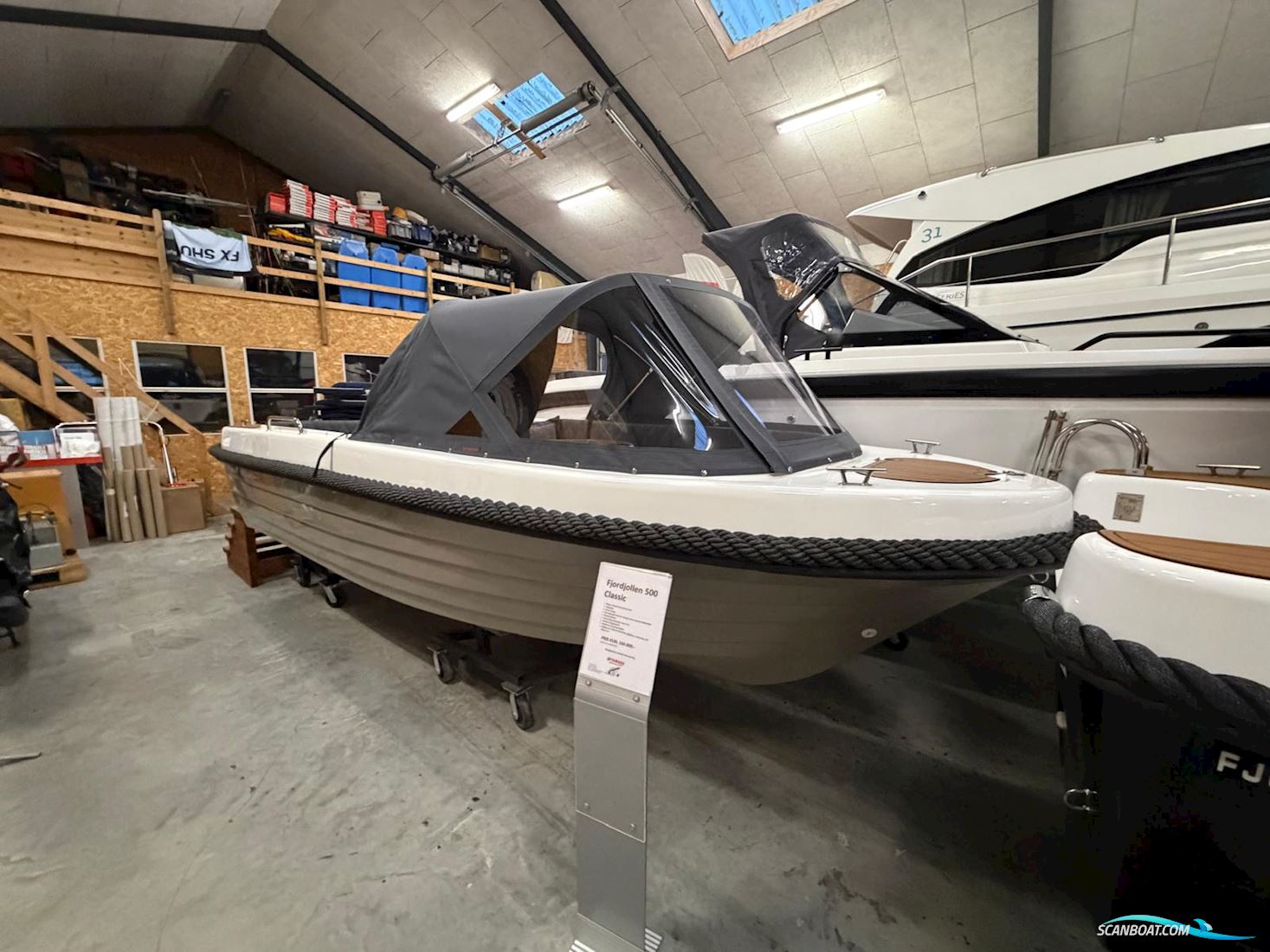 Fjordjollen 500 Classic Motorboat 2026, with Yamaha engine, Denmark