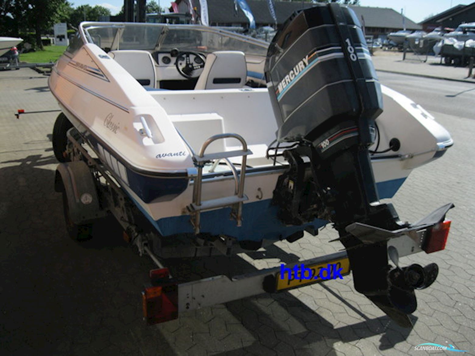 Fletcher Bravo Arrowstreak 17 Classic m/Mercury 100 hk ELPTO og Indespension trailer - NU NEDSAT KR. 10.000,- !