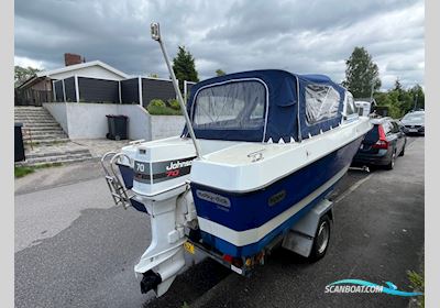 Flipper 570  -  SOLGT/SOLD Motorboat 1977, with Johson engine, Denmark