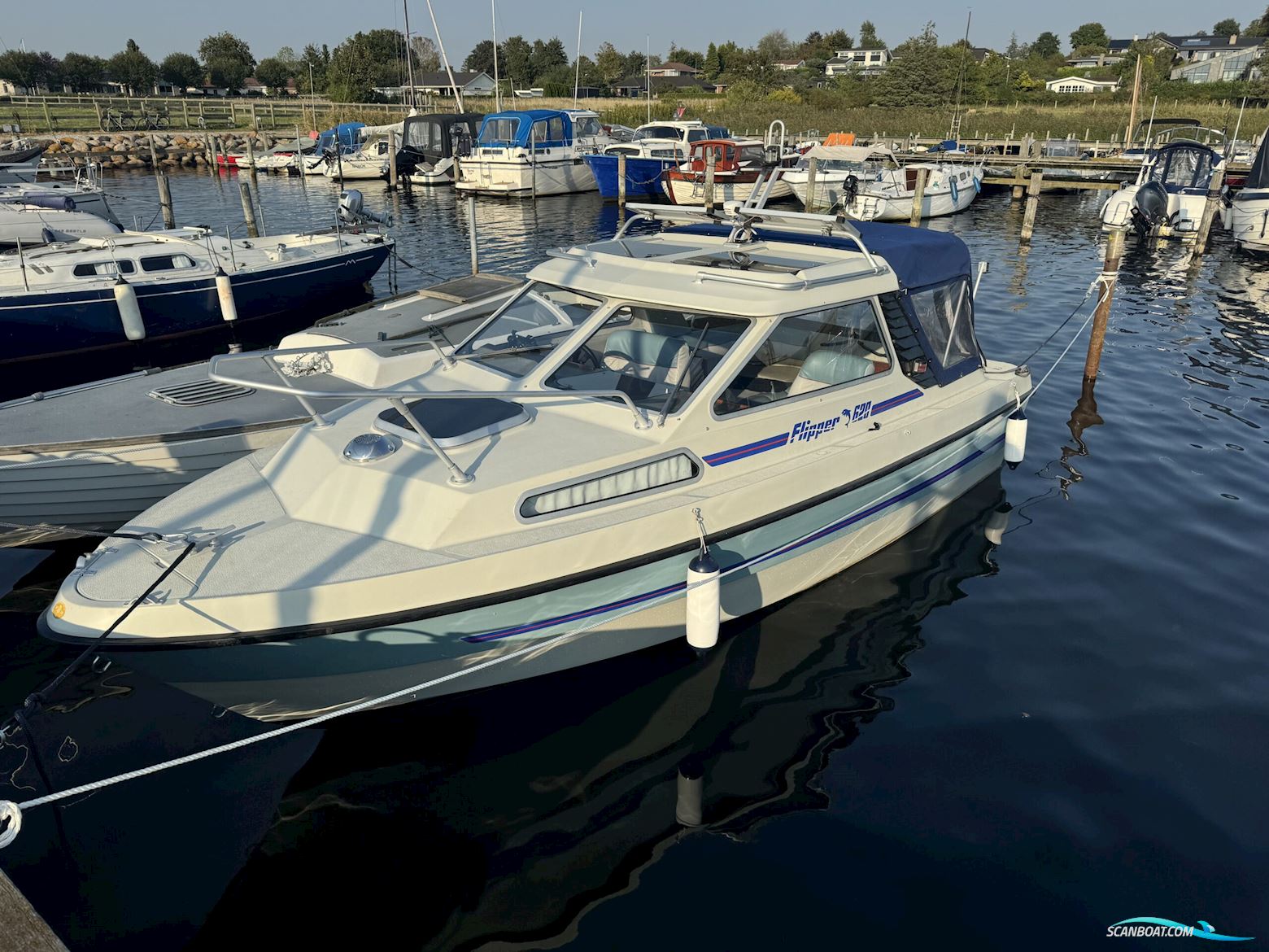 Flipper 620 C  -  SOLGT/SOLD Motorboat 1989, with Suzuki DF140 engine, Denmark