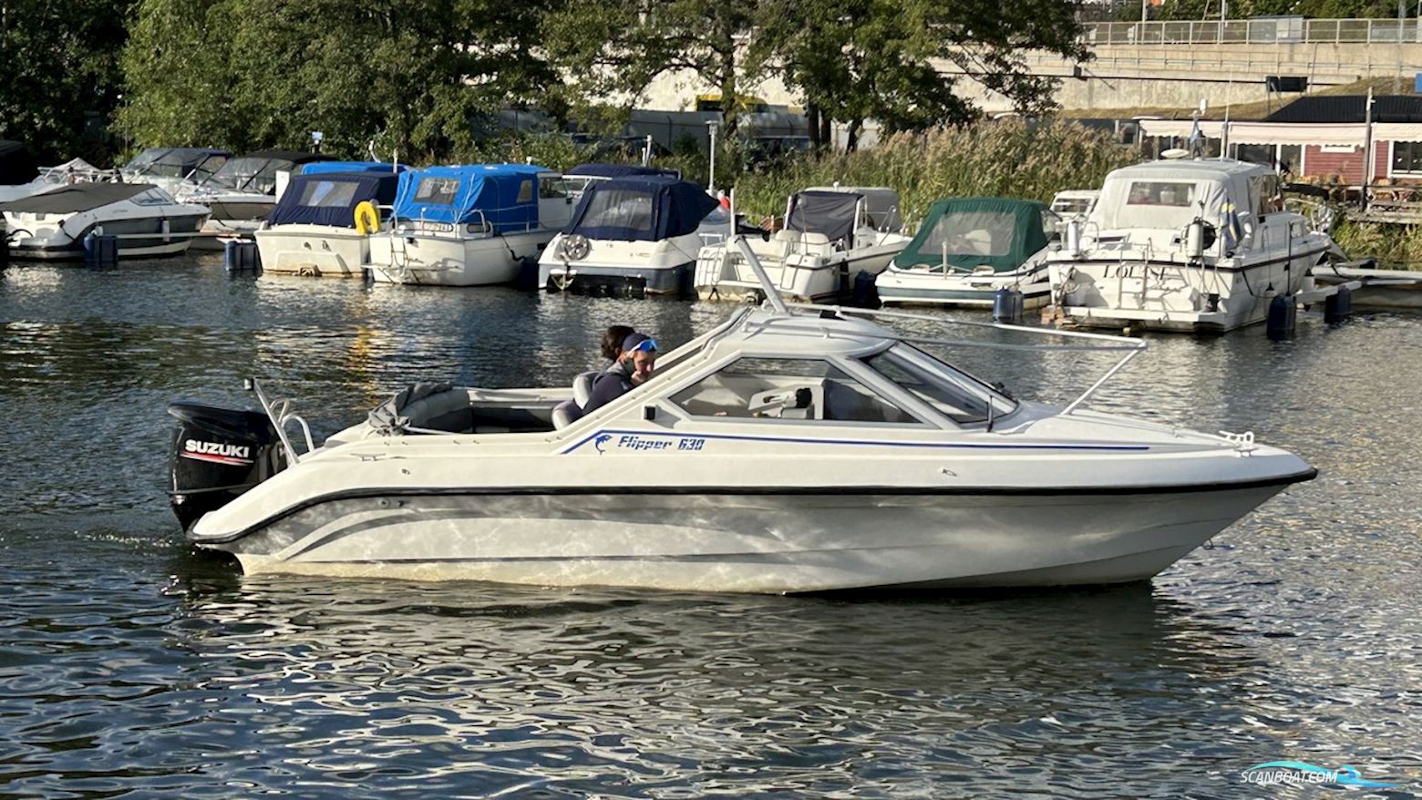 Flipper 630 HT Motorboat 1995, with Suzuki engine, Sweden