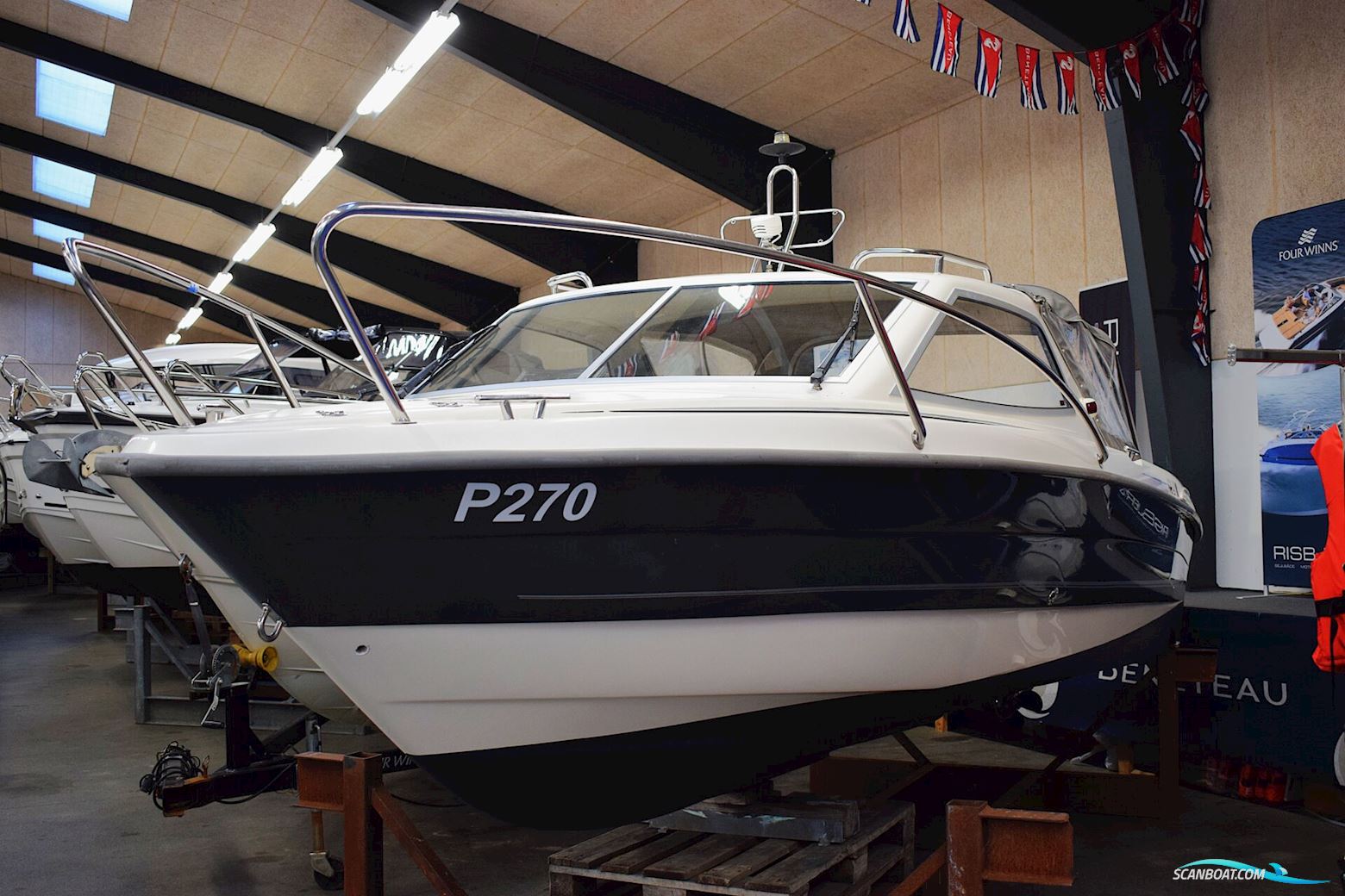 Flipper 666 HT Motorboat 2007, with Mercruiser engine, Denmark