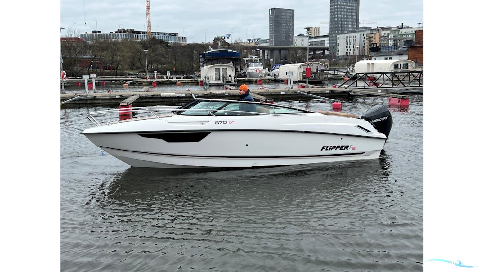 Flipper 670 DC Motorboat 2017, with Mercury engine, Sweden