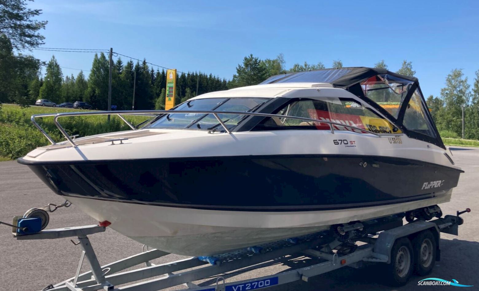 Flipper 670 ST Motorboat 2013, with Mercury engine, Sweden