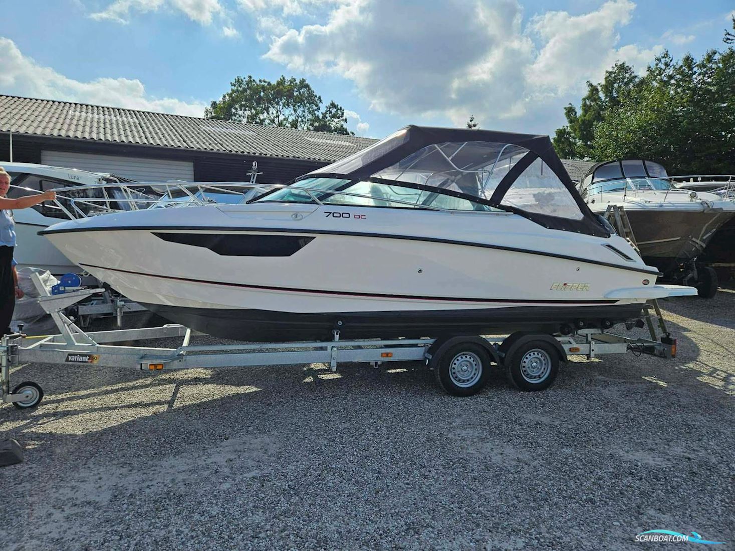Flipper 700 DC Motorboat 2024, with Mercury engine, Denmark