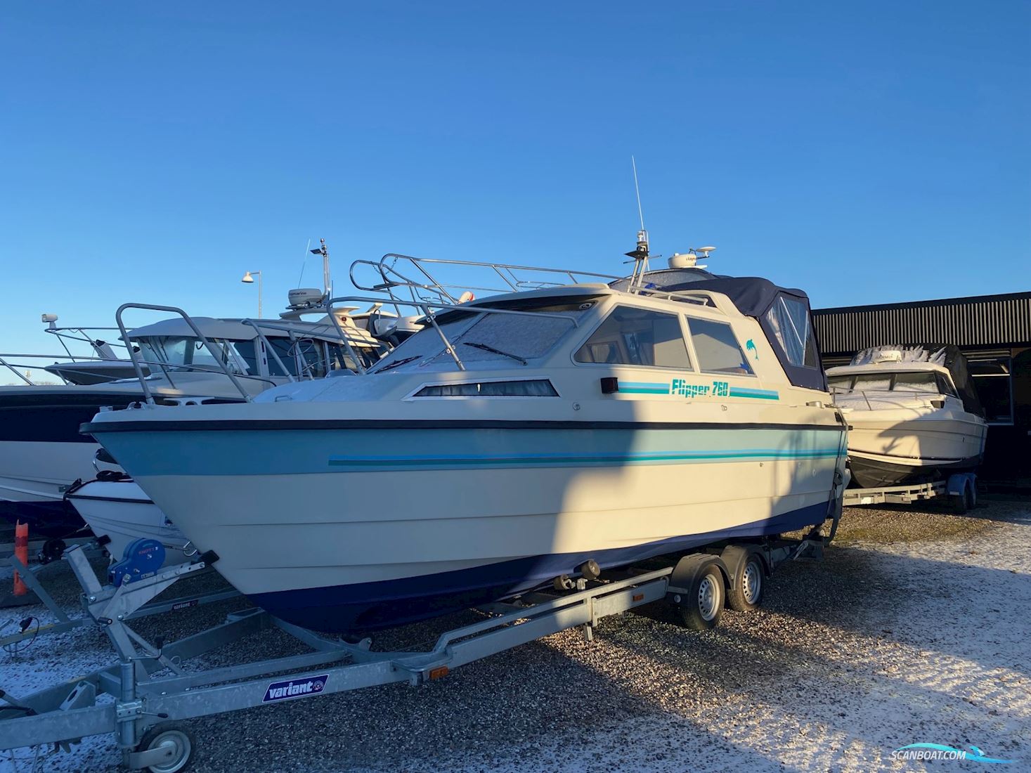 Flipper 760 Motorboat 1993, with Volvo Penta Tamd 41 engine, Denmark