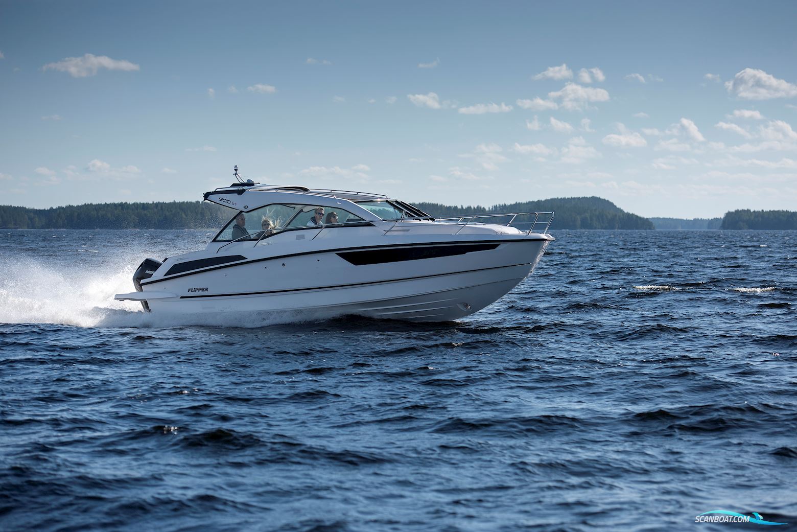 Flipper 900 ST Motorboat 2025, with 2 x Mercury 250 Verado 4.6 V8 engine, Denmark