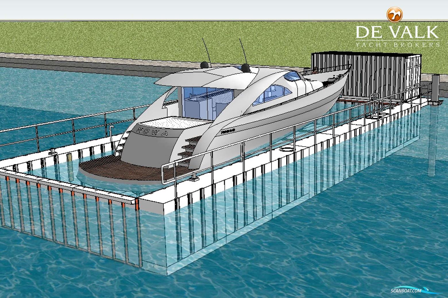 Floating Dock Motorboat 2020, with No Engine engine, The Netherlands