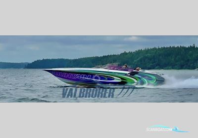 Fountain 38 Lightning Motorboat 2006, with Mercury 700Sci engine, Finland