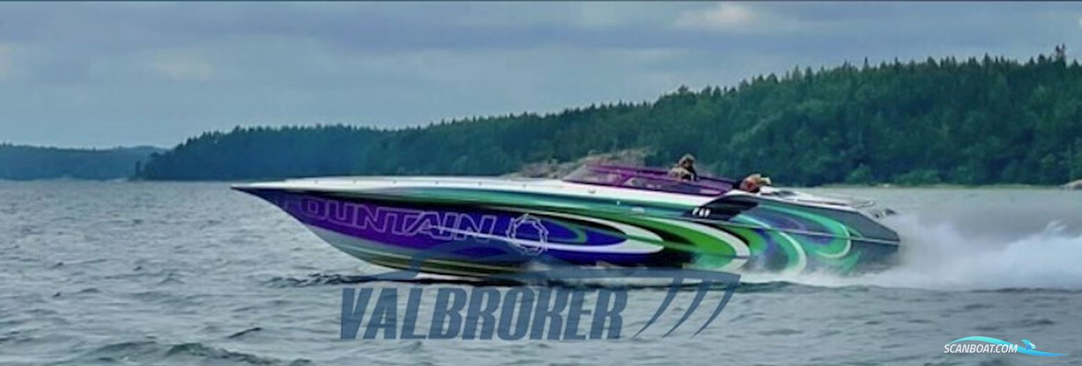 Fountain 38 Lightning Motorboat 2006, with Mercury 700Sci engine, Finland