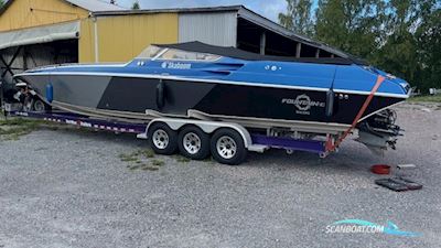 Fountain 42 Lightning Motorboat 1999, with Mercruiser engine, Sweden