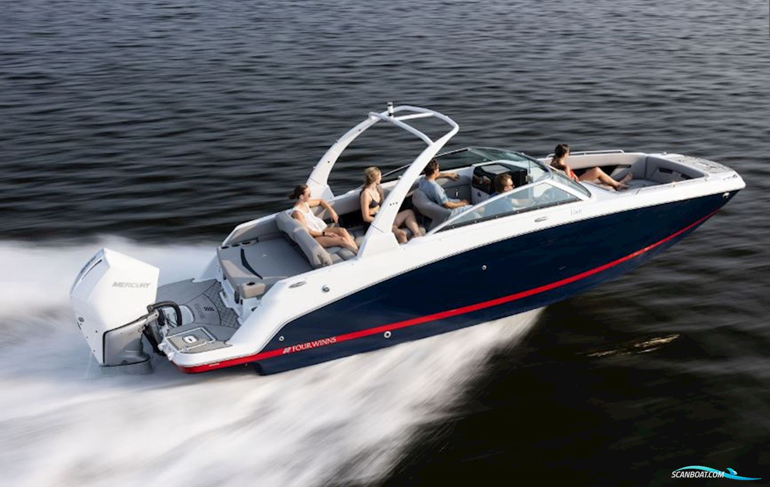 Four Winns HD8 OB Motorboat 2025, with Mercury engine, Denmark