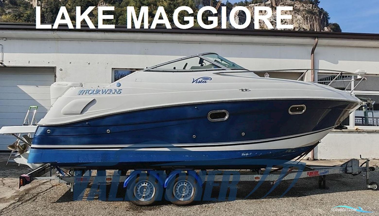 Four Winns Vista 248 Motorboat 2004, with Volvo Penta 5GXi engine, Italy