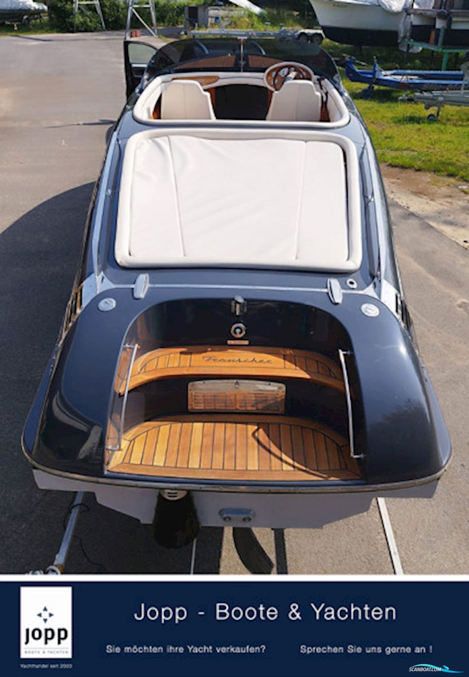 Frauscher 757 St. Tropez Motorboat 2006, with VW Turbo Diesel 6 Zylinder, 2,9 C engine, Germany