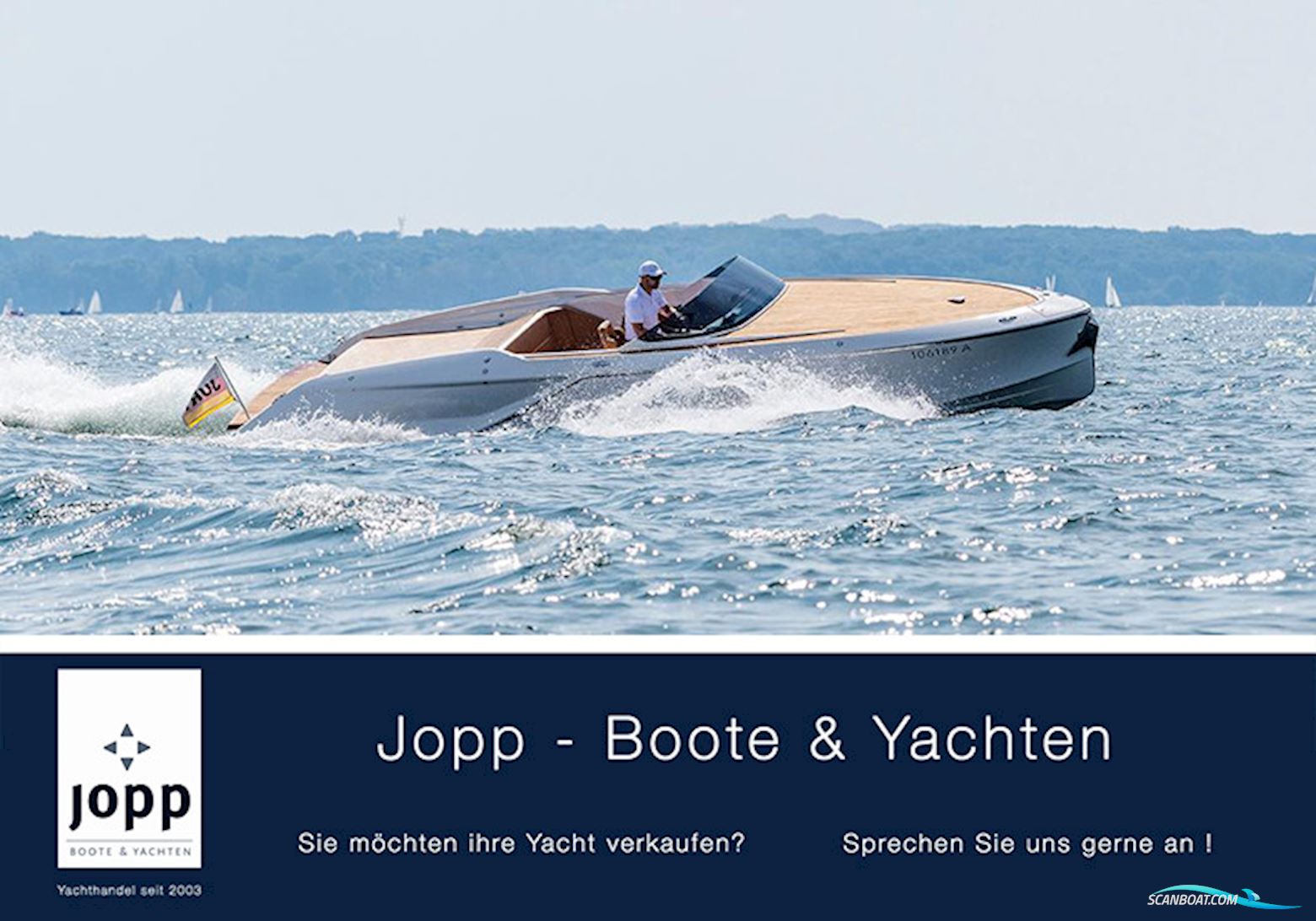 Frauscher Fantom 858 Motorboat 2015, with Mercruiser Mag HO Dts 430, 8,2L, Bravo 9-Antrieb engine, Germany
