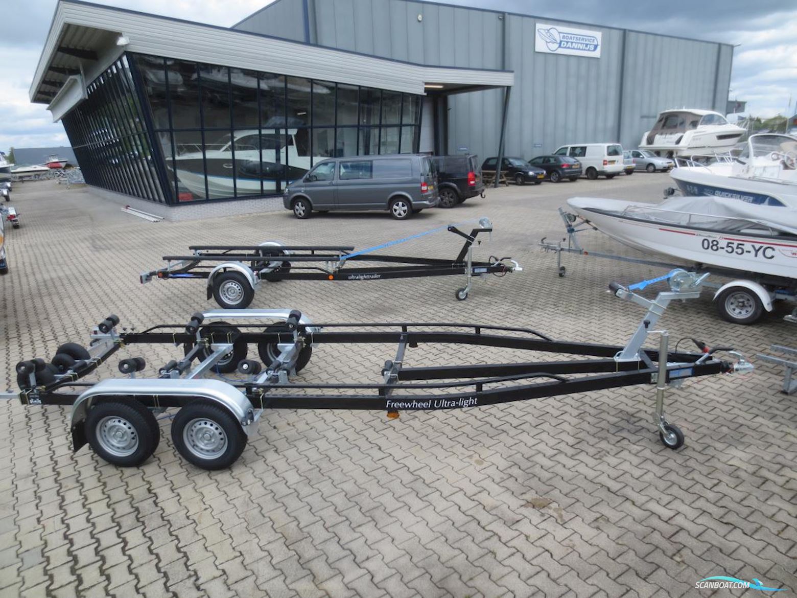 Freewheel boattrailers  Ultra Light Aluminium