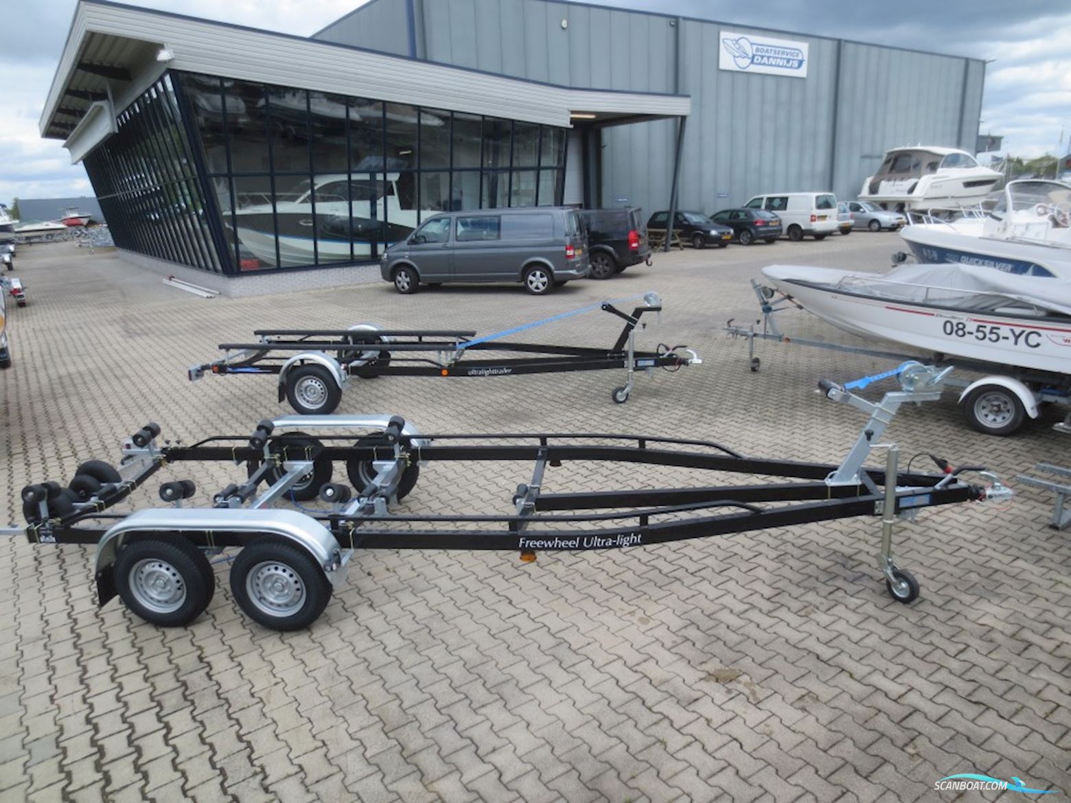 Freewheel Boattrailers Ultra Light Aluminium