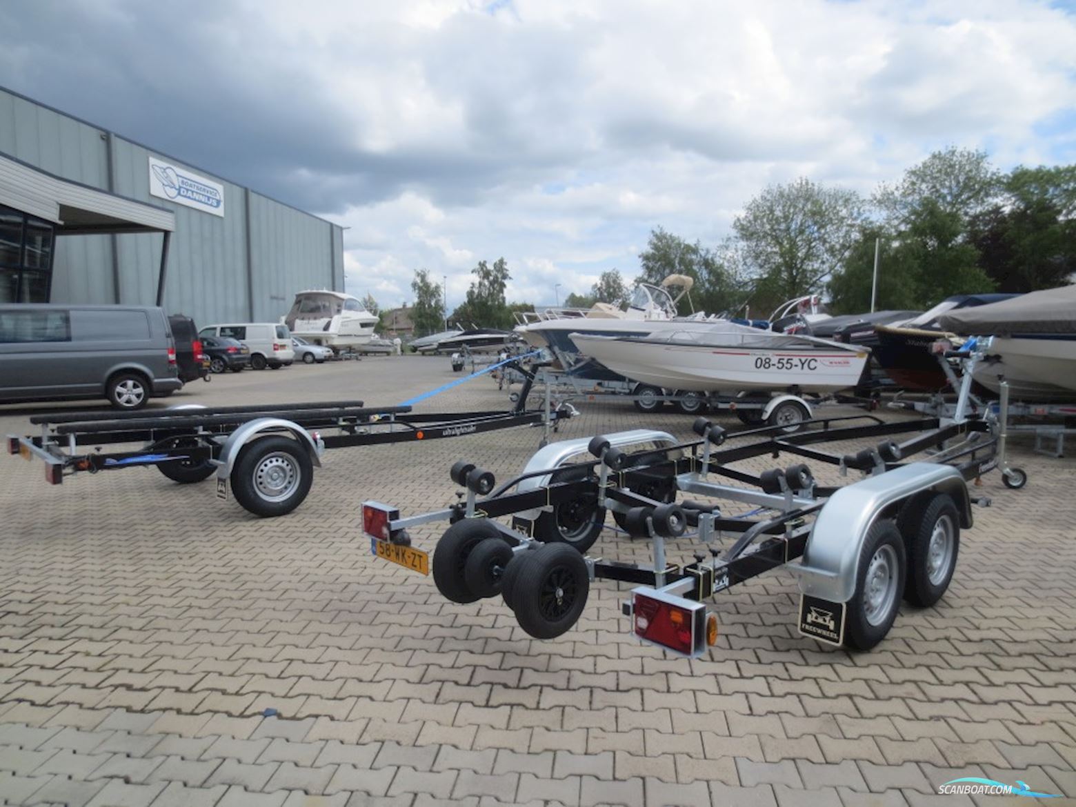 Freewheel Boattrailers Ultra Light Aluminium