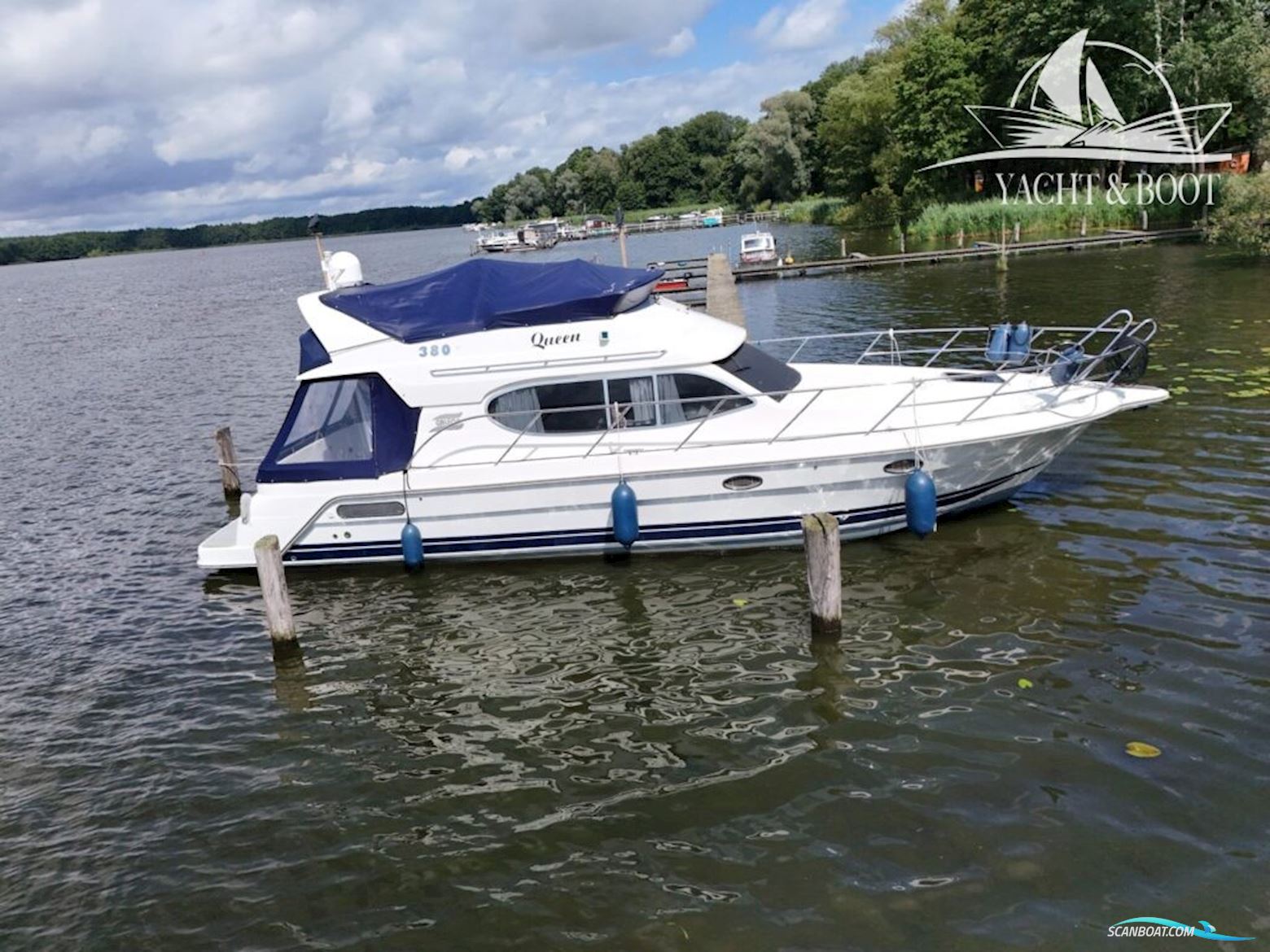 Galeon 380 Fly Motorboat 2003, with Volvo Penta engine, Germany