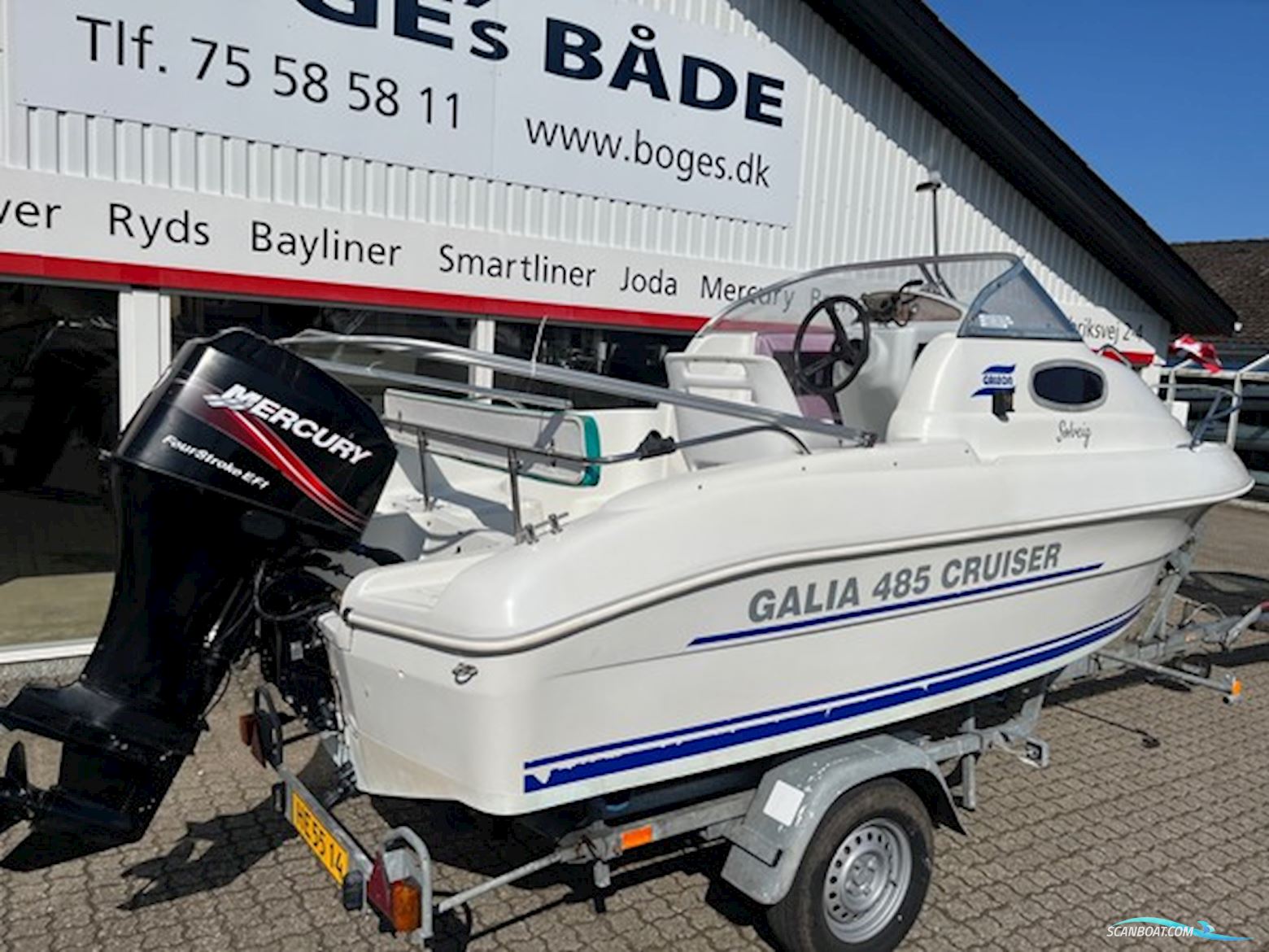 Galia 485 Cruiser med 60 hk Mercury-EFI 4 takt
