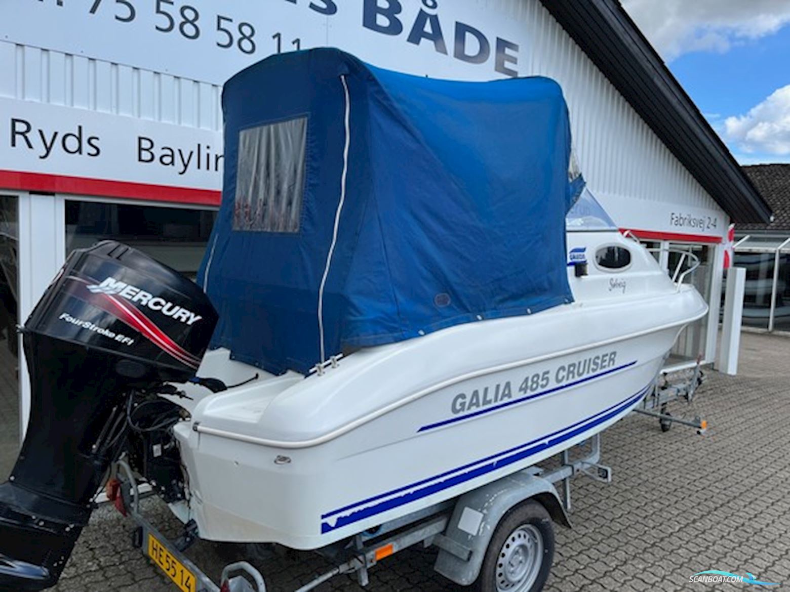 Galia 485 Cruiser med 60 hk Mercury-EFI 4 takt