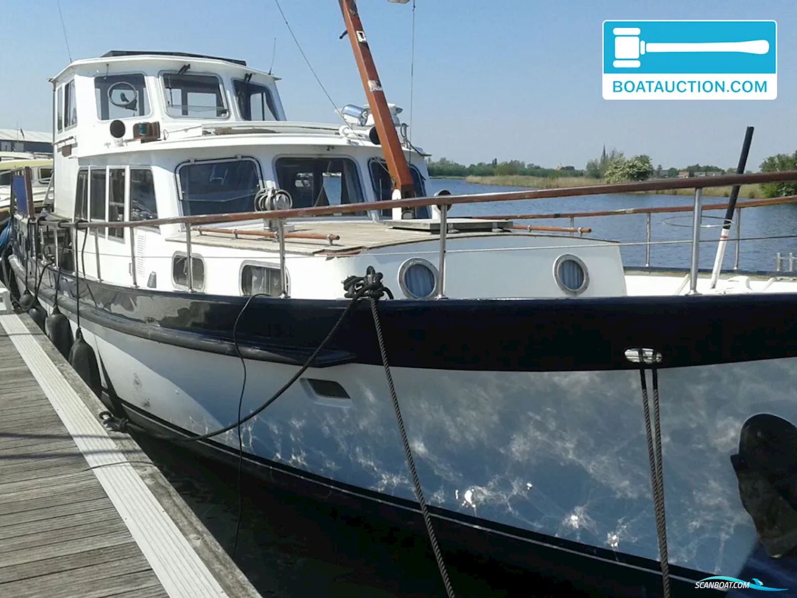 Gillissen Kotter Motorboat 1974, with Daf engine, The Netherlands
