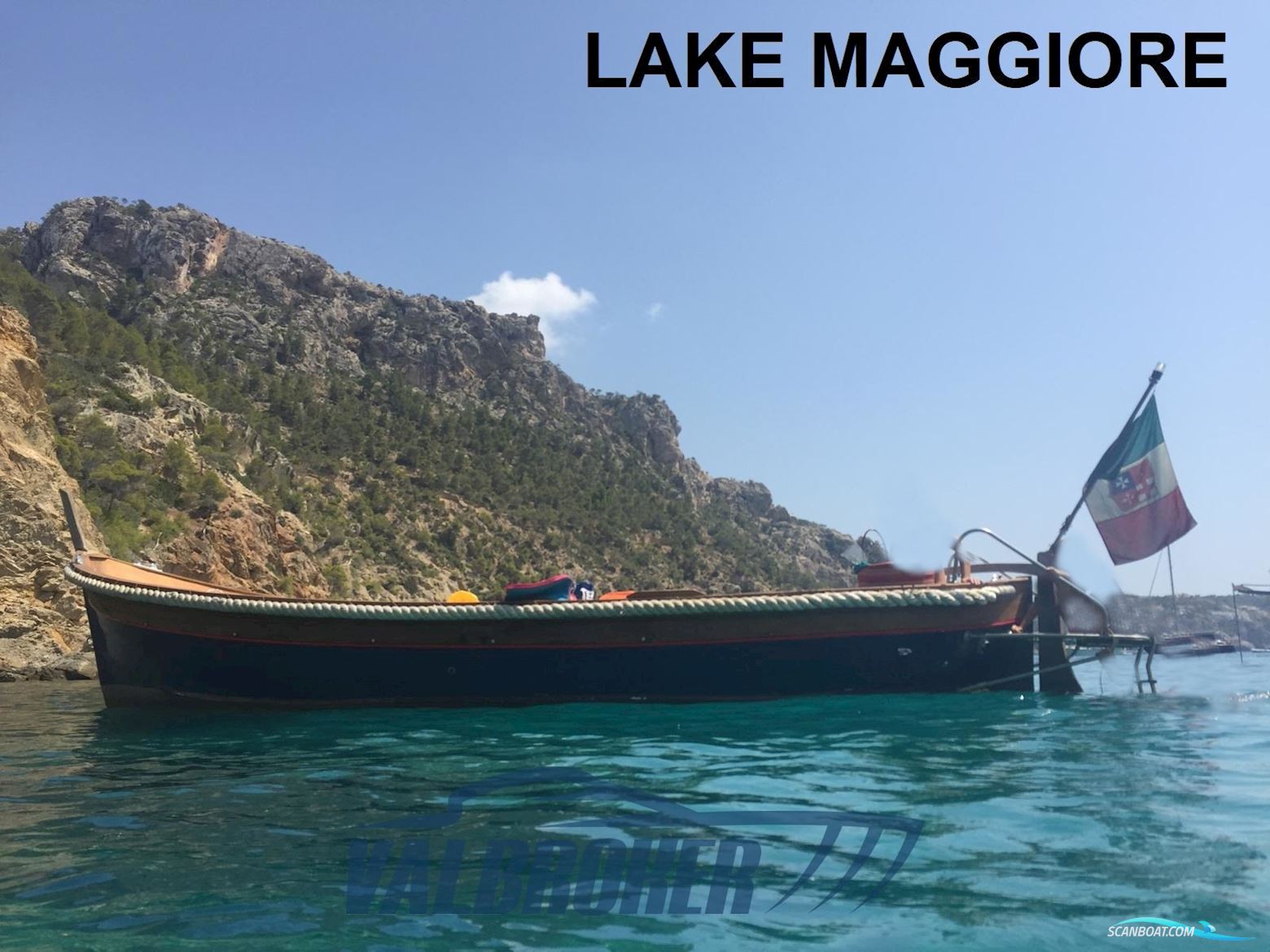 Gozzo Genovese Motorboat 1994, with C.M.D. Atm 70 engine, Italy