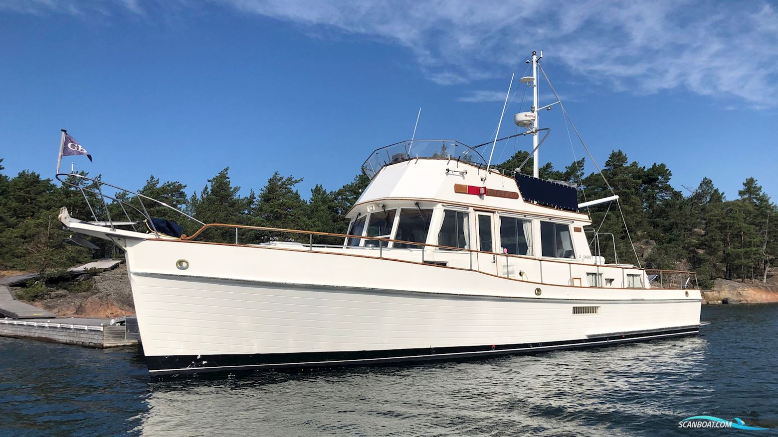 Grand Banks 46 Classic Motorboat 1986, with Volvo Penta TAMD 70 engine, Finland