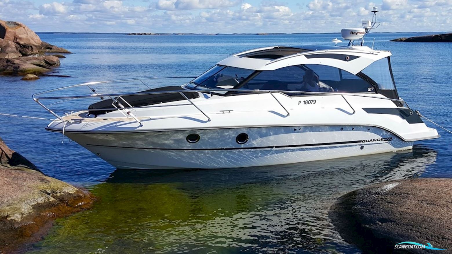 Grandezza 27 OC Motorboat 2015, with Mercury Mcm Tdi 3.0 V6 engine, Finland