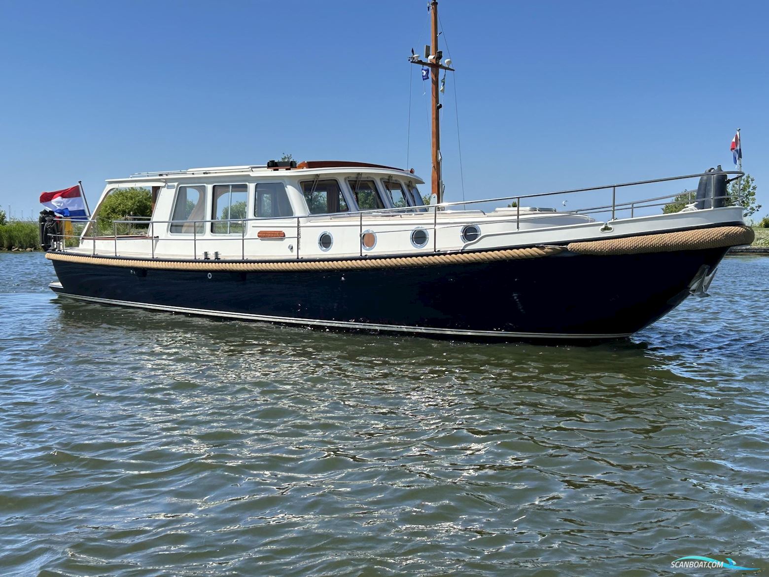 Grouwster Vlet 1350 Motorboat 2012, with Vetus Deutz engine, The Netherlands